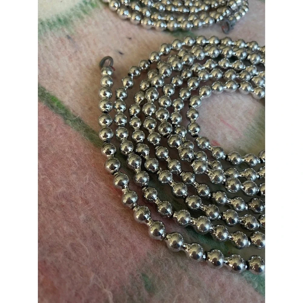 VINTAGE Kurt Adler Double Bead CHRISTMAS TREE GARLAND 192